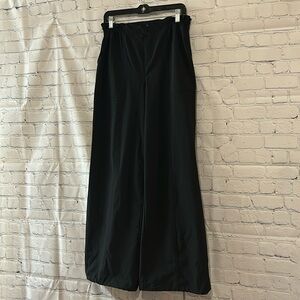 Rachel Zoe Black Wide Leg Adjustable leg Pants SZ L